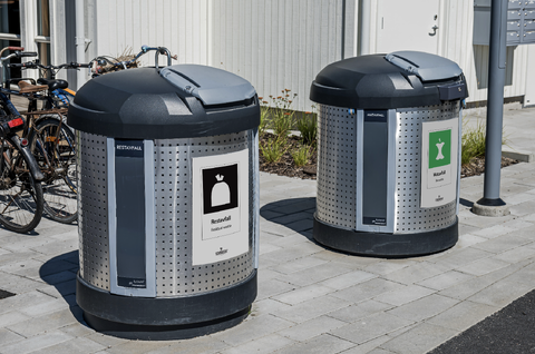 Klassisk rund modell for kildesortering